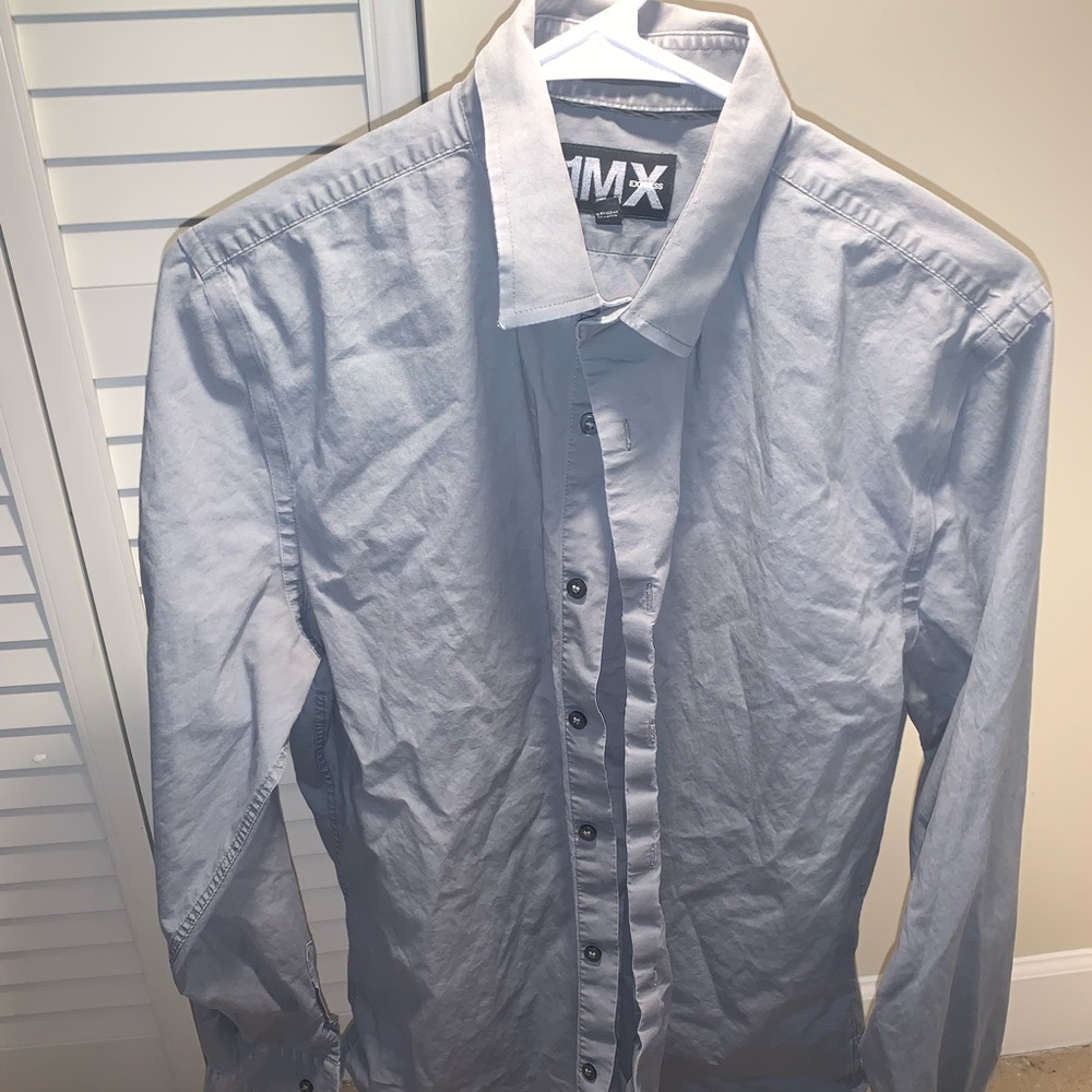 Express Grey Dress Shirt